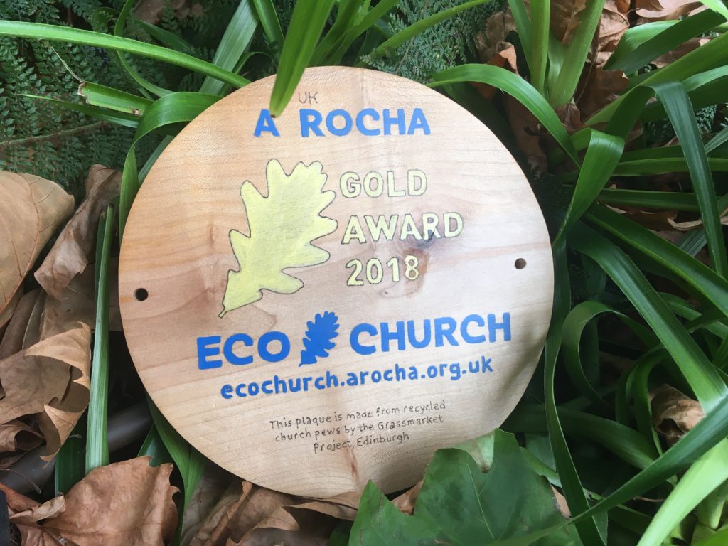 Gold eco church award