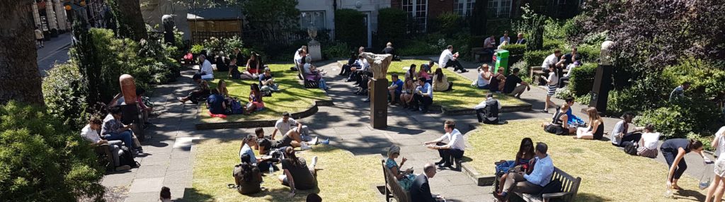 Lunch in the garden