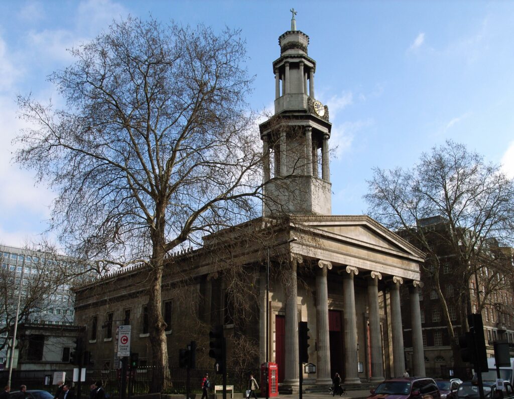 Exterior of St Pancras Church