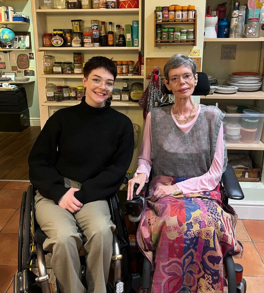 Susannah Morgan, a member of St James’s Disability and Accessibility Group (left) and Nancy Willis (right) 